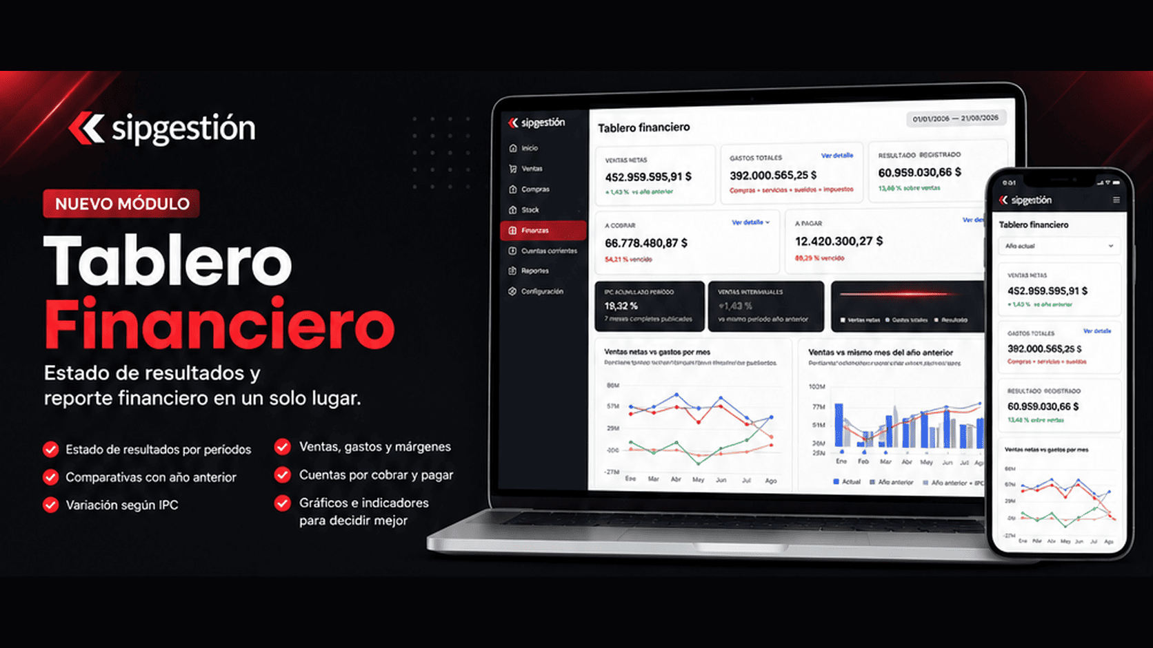 📊 Nuevo módulo financiero en SIP Gestión